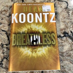 Dean Koonz Hardcover Book; Breathless